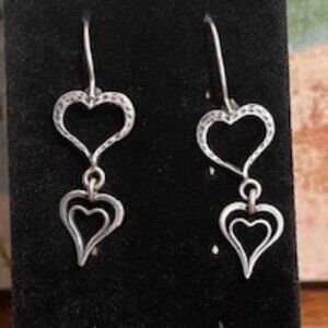 Silpada Spread the Love dangle sterling silver earrings